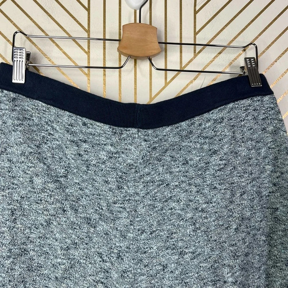 Naadam High Waisted Knit Bike Shorts in Light Blue Cotton Cashmere Size US Large - Picture 3 of 12